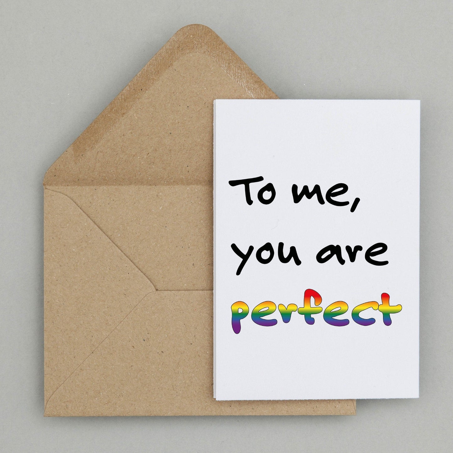 'To me, you are perfect' | LGBTQ+ Pride | Coming out card
