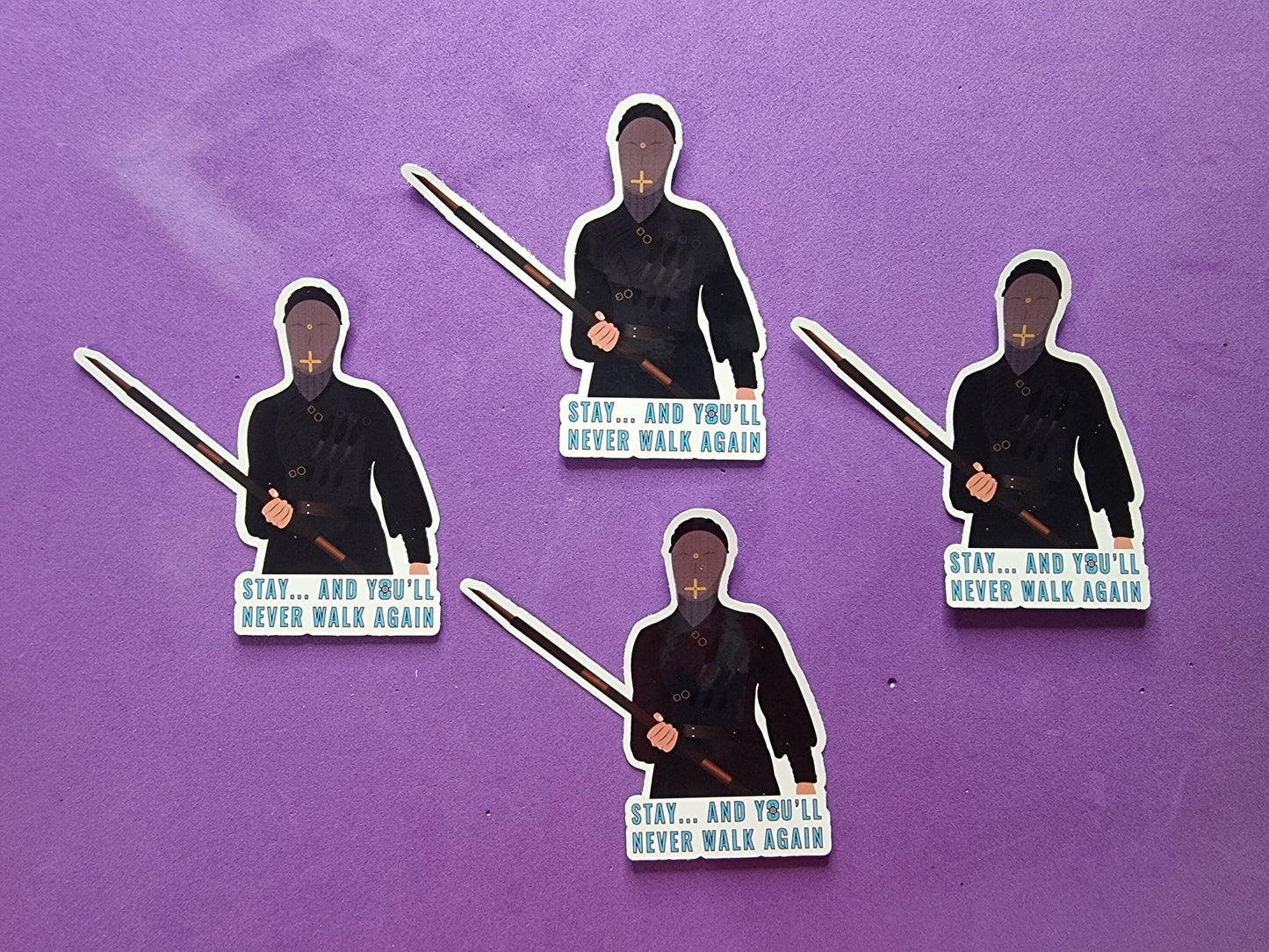 Beatrice chain mail sticker | Warrior Nun gift