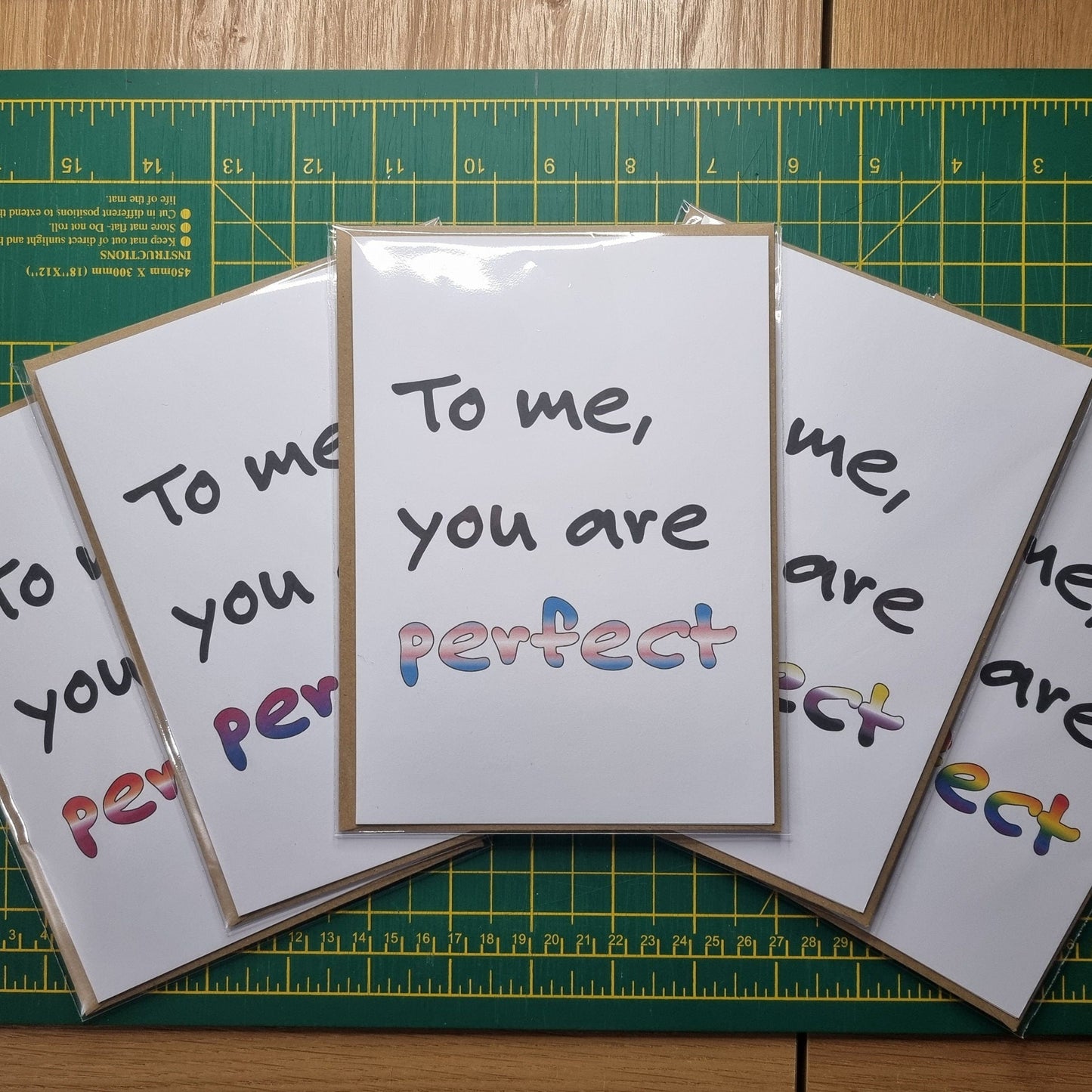 'To me, you are perfect' | Lesbian Pride | Coming out card