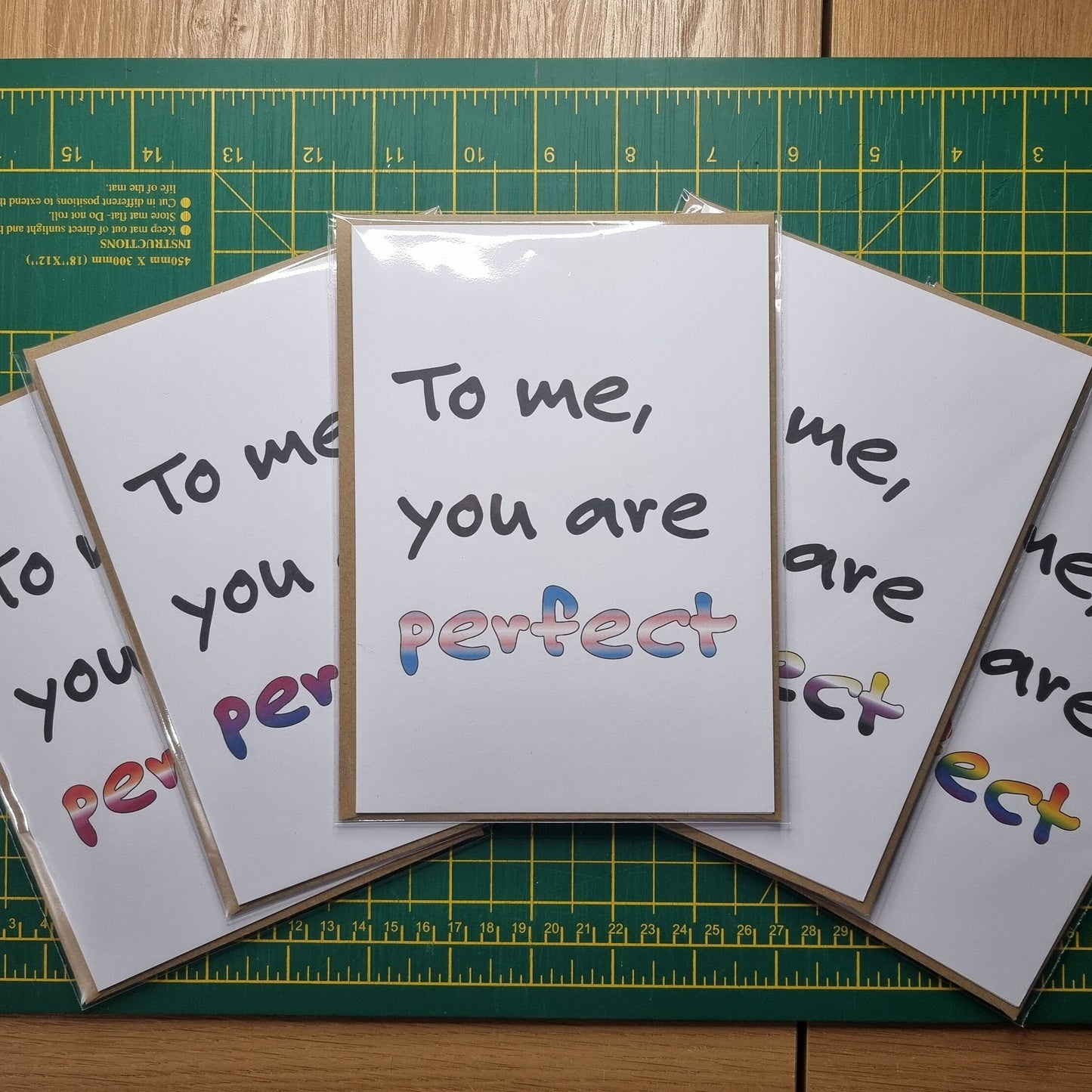 'To me, you are perfect' | Bisexual Pride | Coming out card
