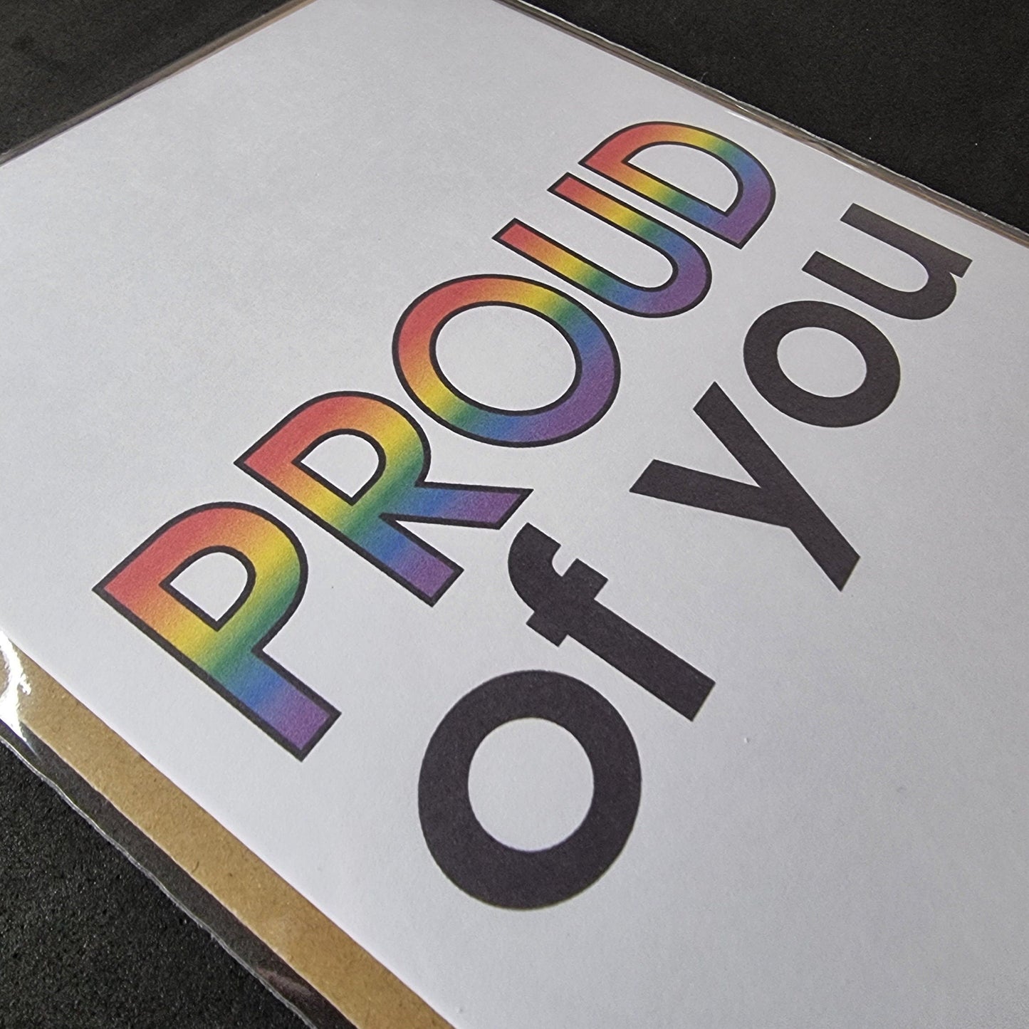 'Proud of you' card | LGBT pride card | Coming out card