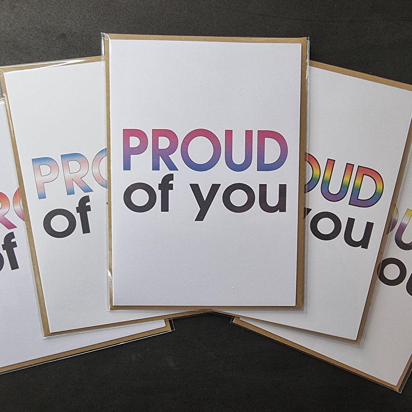 'Proud of you' card | Transgender pride card | Coming out card