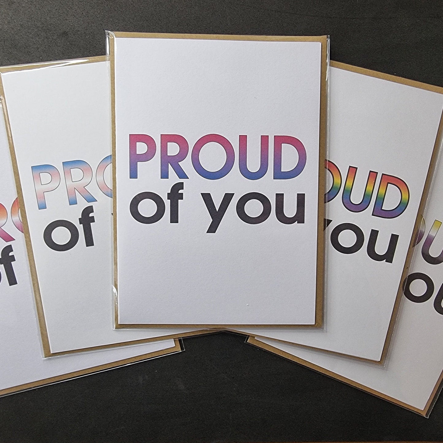 'Proud of you' card | Non-Binary pride card | Coming out card