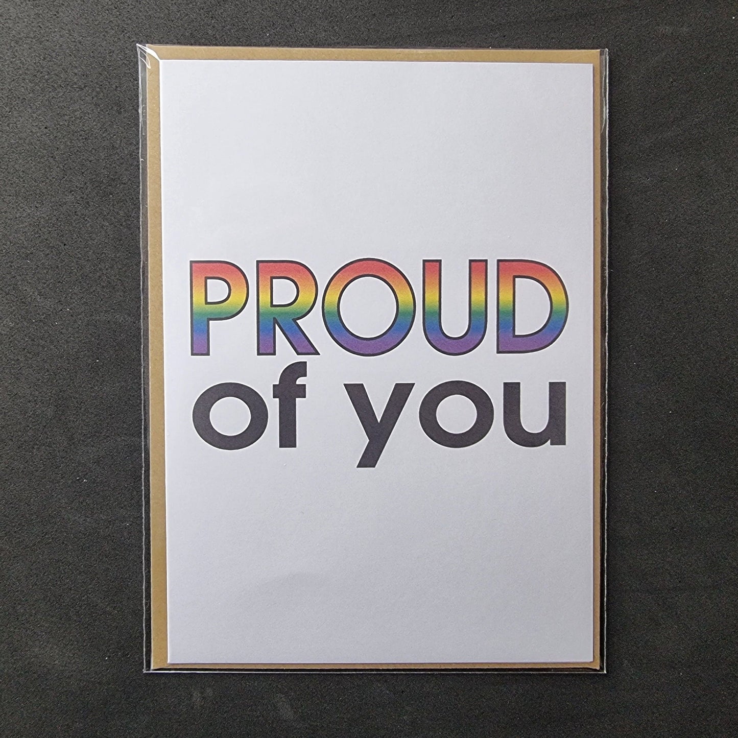 'Proud of you' card | LGBT pride card | Coming out card