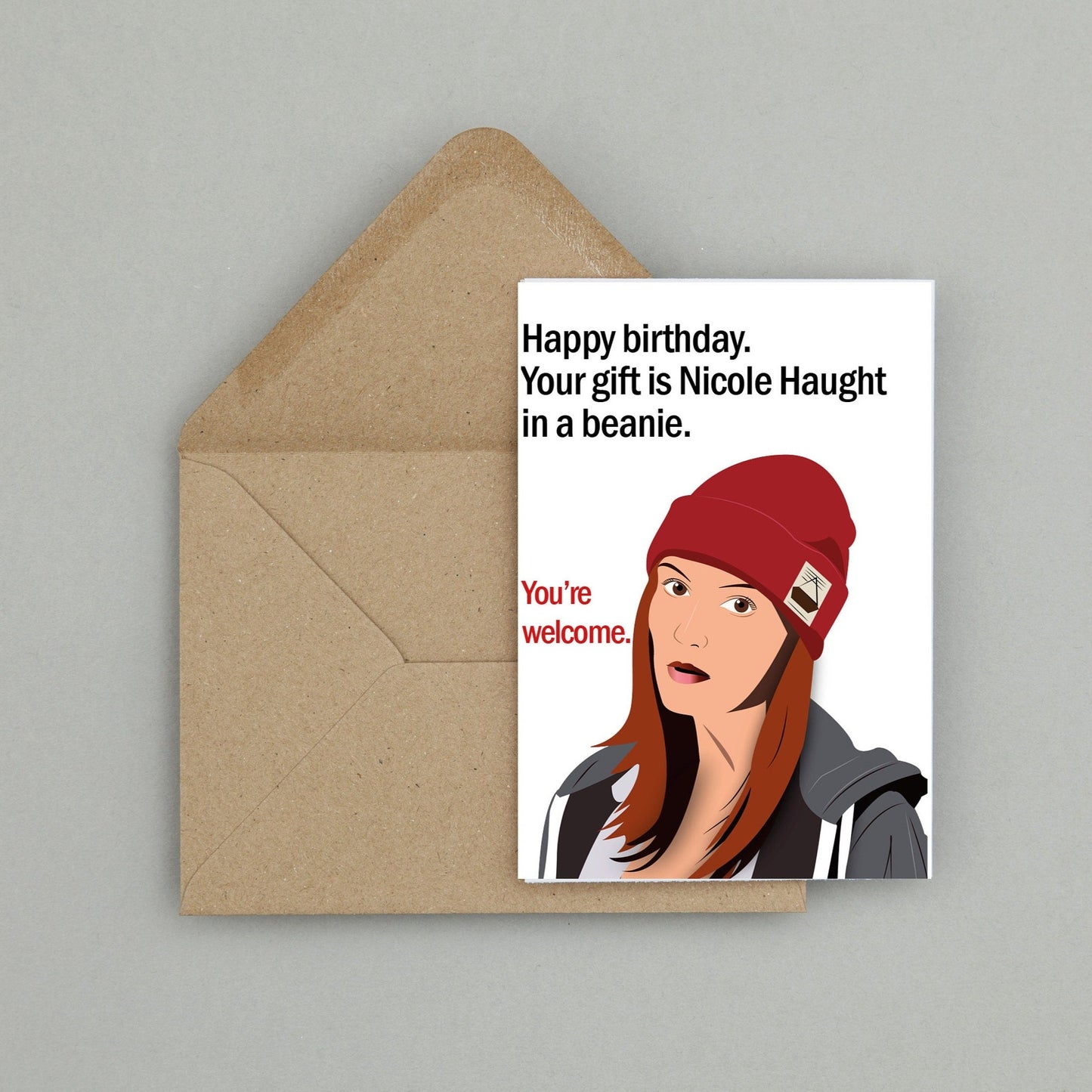 Nicole Haught birthday card | Wynonna Earp card