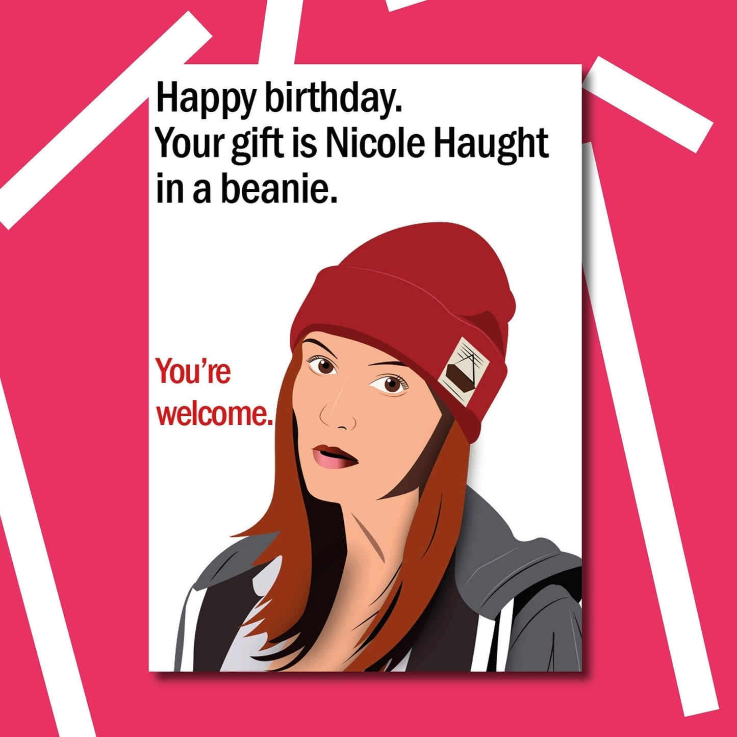 Nicole Haught birthday card | Wynonna Earp card