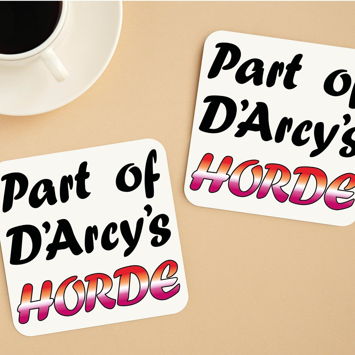 D'Arcy Carden coaster | Part of D'Arcy's Horde | A League of Their Own