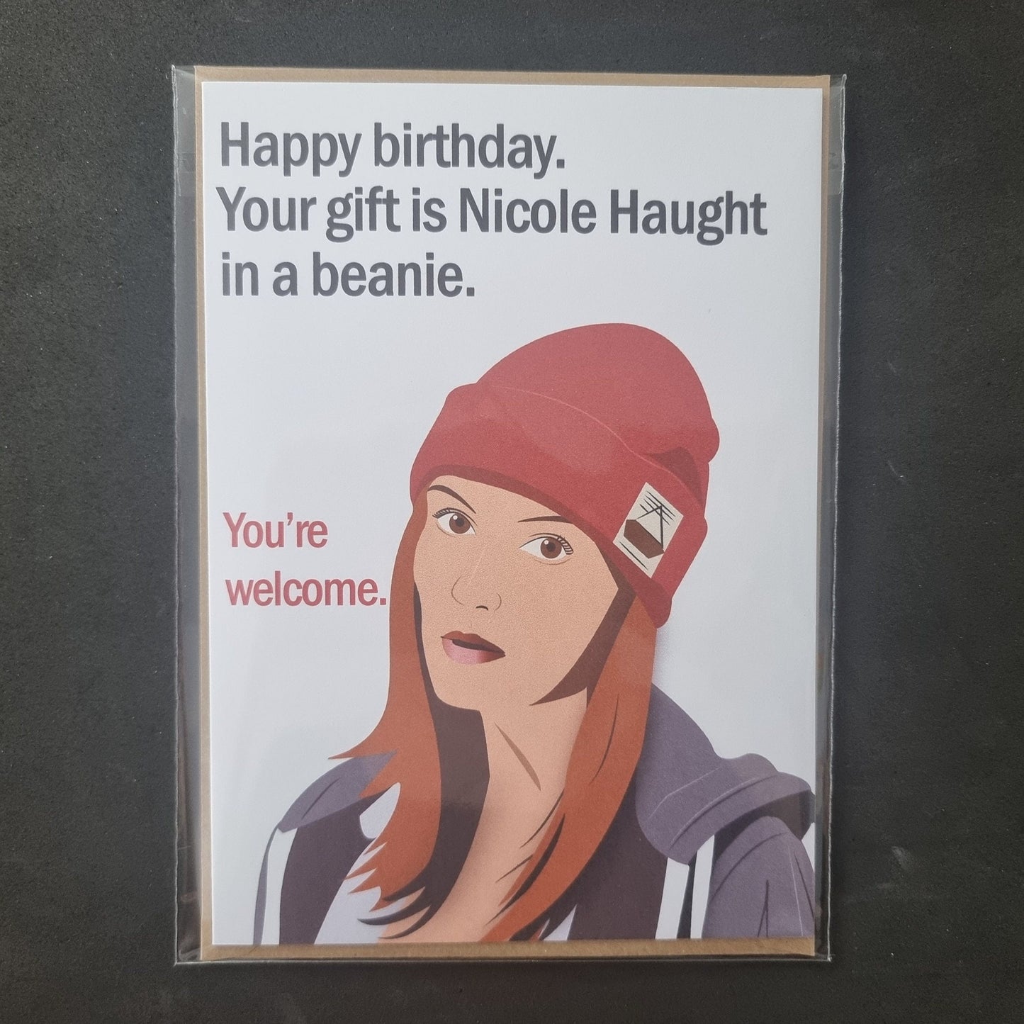 Nicole Haught birthday card | Wynonna Earp card