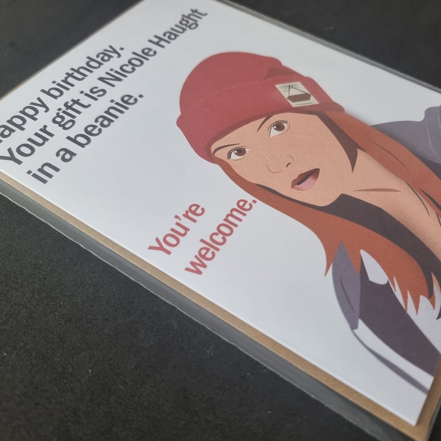 Nicole Haught birthday card | Wynonna Earp card