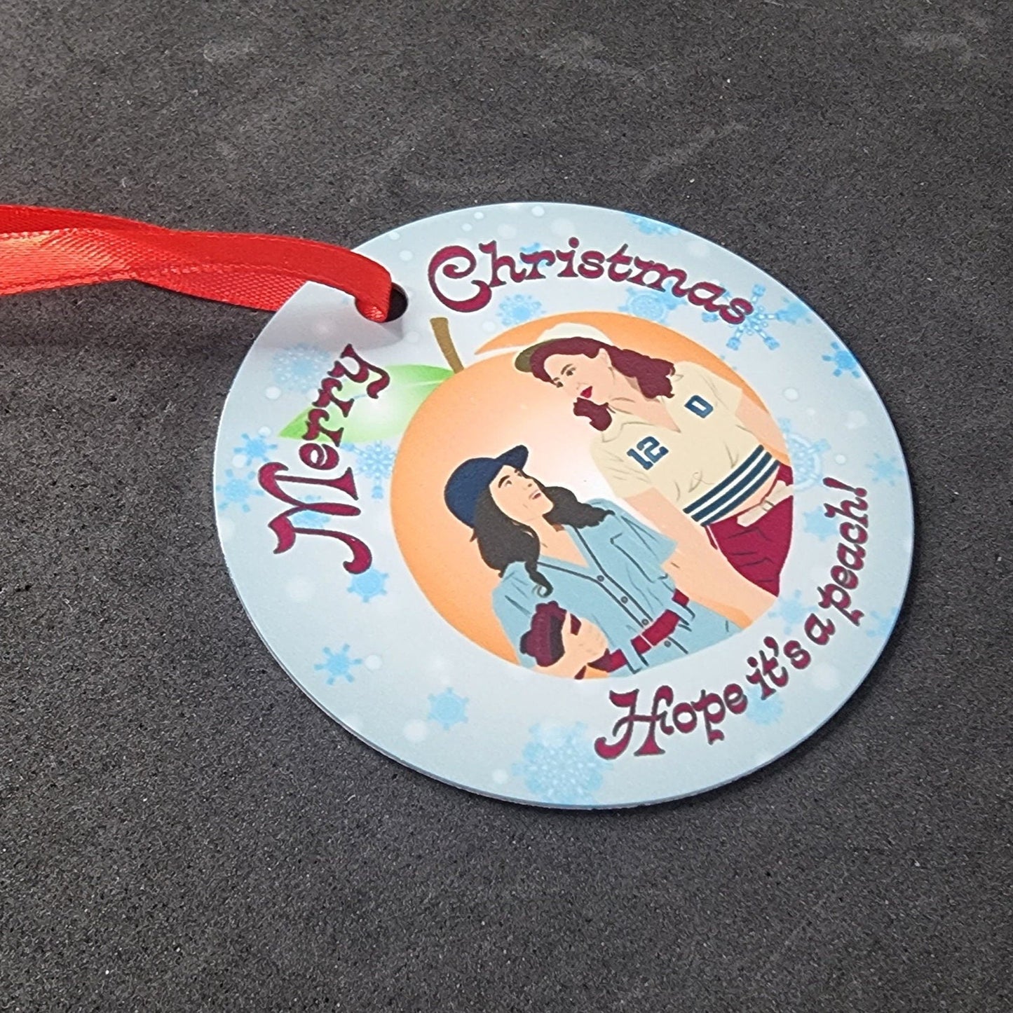 A League of Their Own Christmas decoration | Greta and Carson tree ornament
