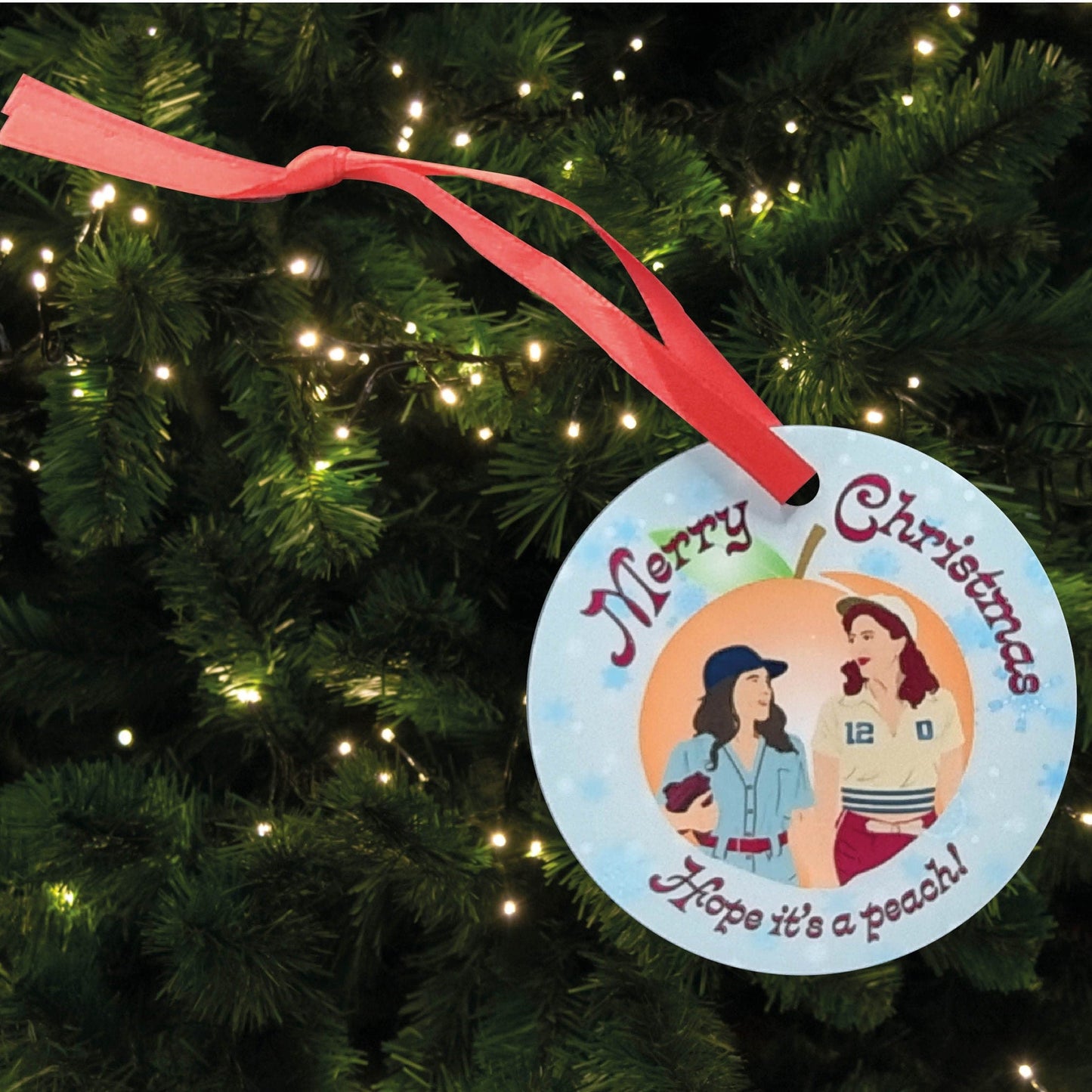 A League of Their Own Christmas decoration | Greta and Carson tree ornament