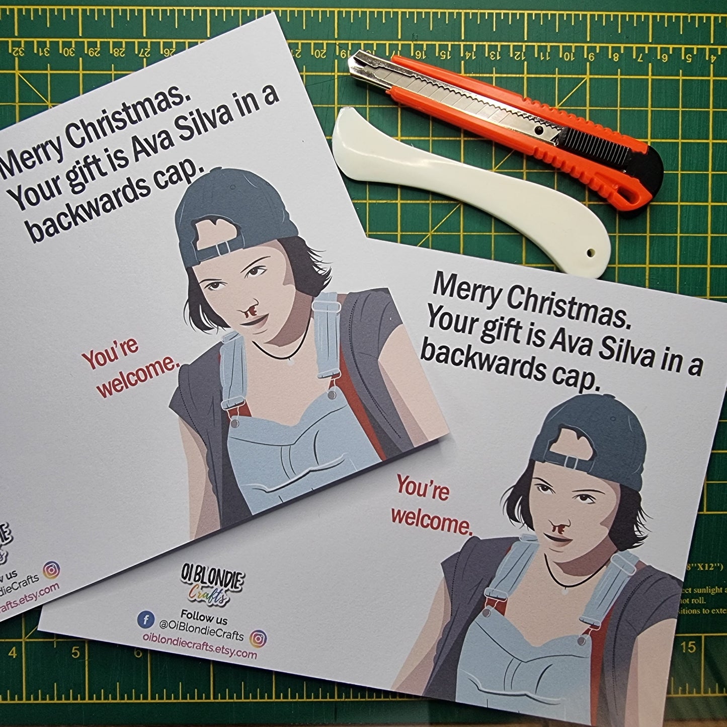 Warrior Nun Christmas card | Avatrice