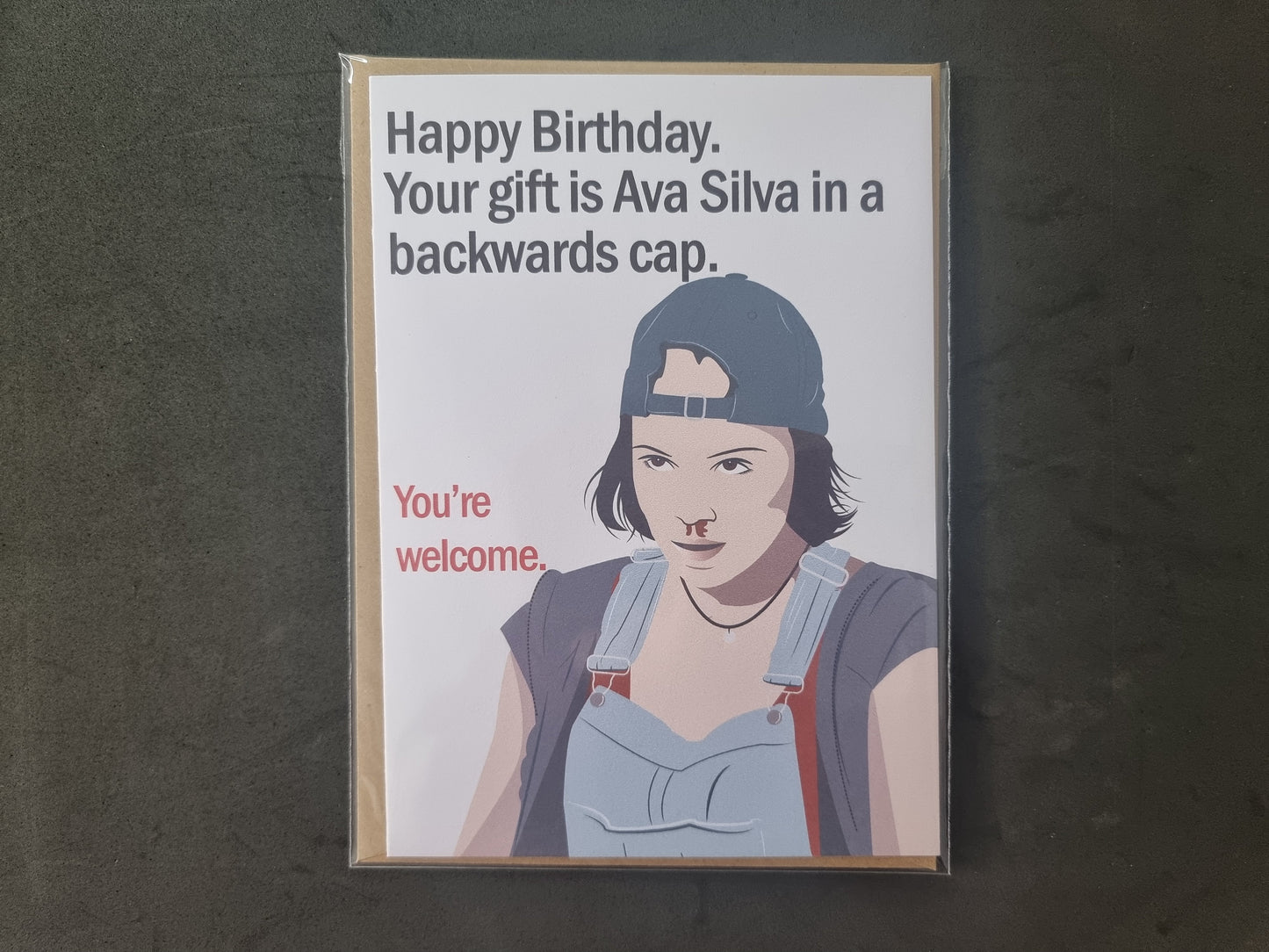 Ava Silva birthday card | Warrior Nun Birthday card