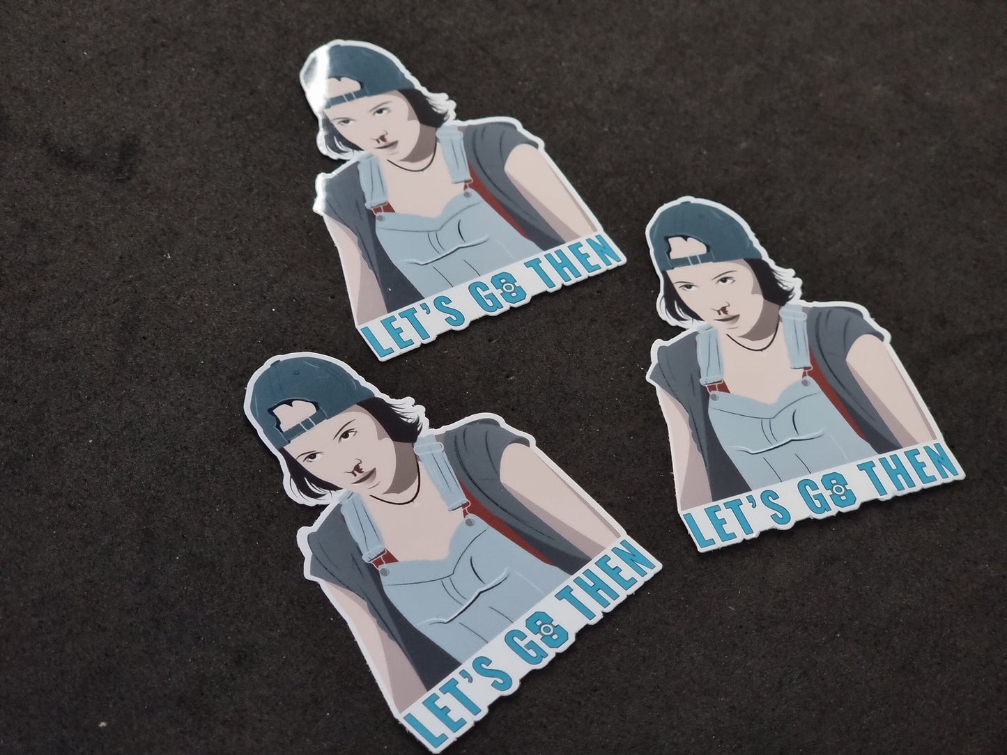 Ava Silva backwards cap 'Let's go then' | Warrior Nun sticker