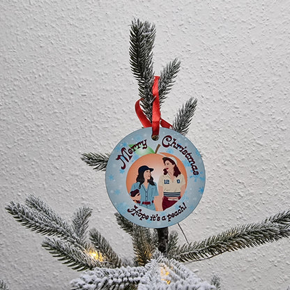 A League of Their Own Christmas decoration | Greta and Carson tree ornament
