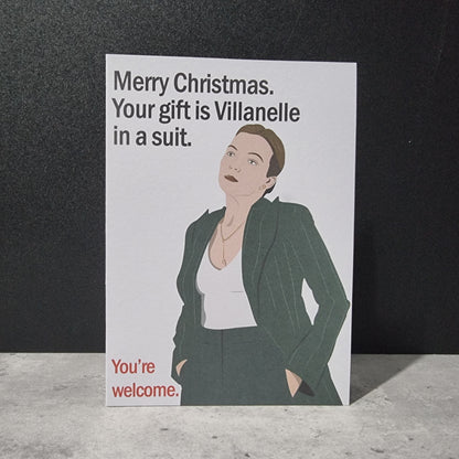 Villanelle Christmas card | Killing Eve