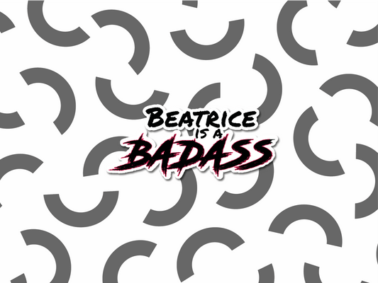 Beatrice is a Badass sticker | Warrior Nun sticker