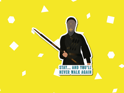 Beatrice chain mail sticker | Warrior Nun gift