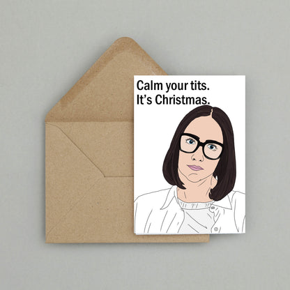 Shalin 'Calm your tits' Christmas card | Clickbait Unfollowed