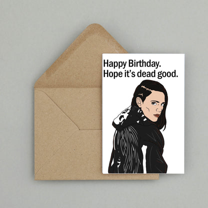 'Hope it's dead good' birthday card | Revival