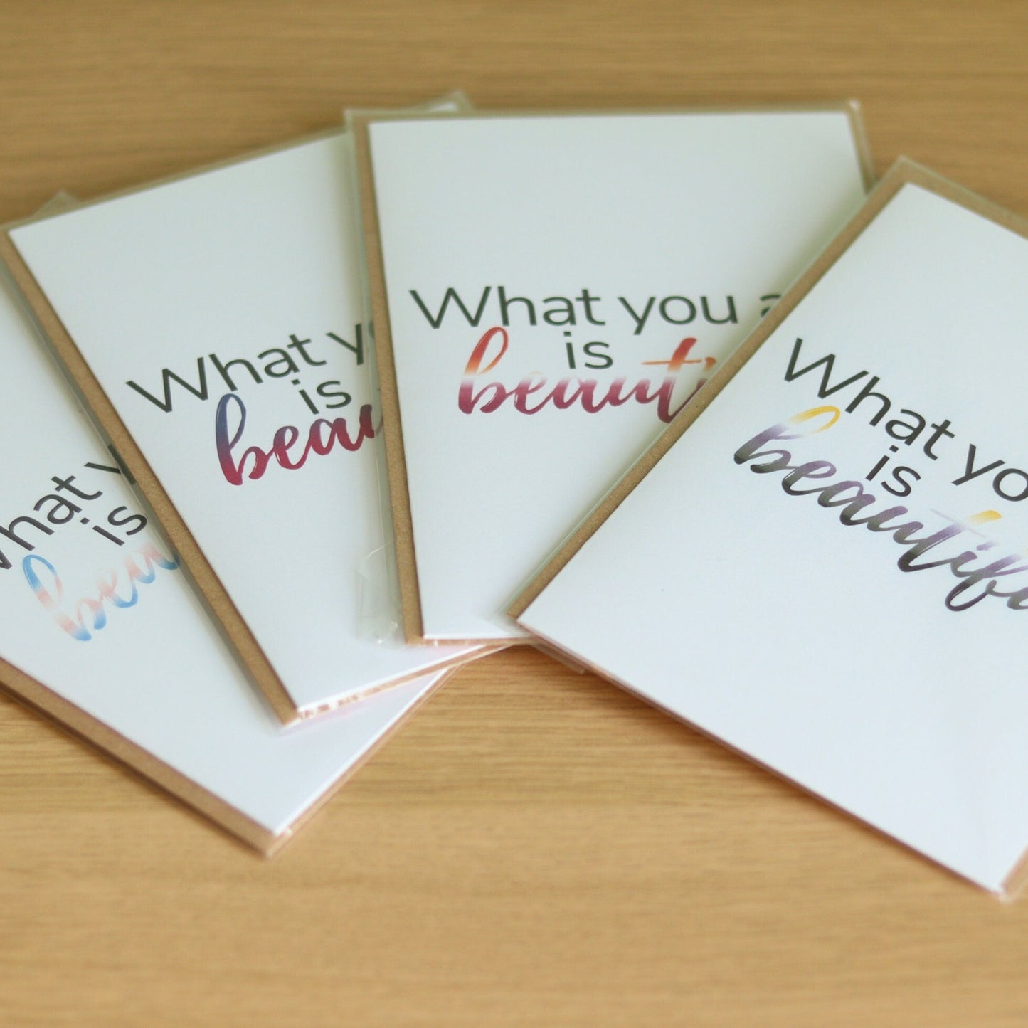 Transgender pride | 'What you are is beautiful' card | Transgender coming out card