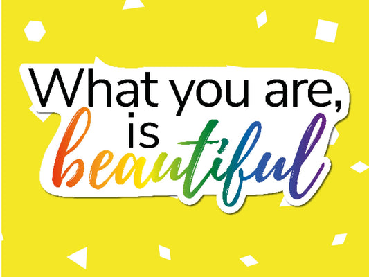 What you are is beautiful' | Warrior Nun sticker