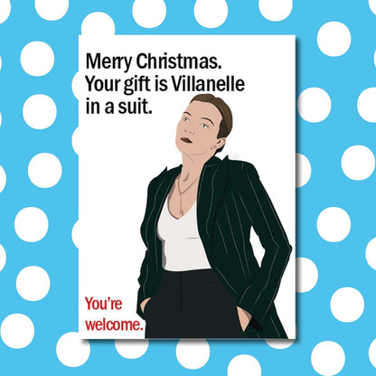 Villanelle Christmas card | Killing Eve
