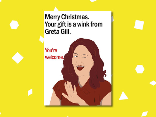 A League of Their Own Christmas Card | Greta Gill