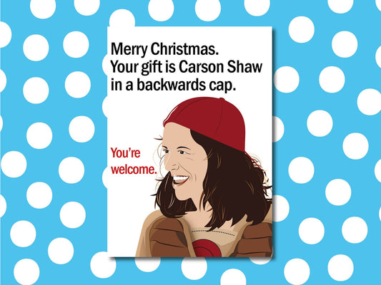 A League of Their Own Christmas Card | Carson