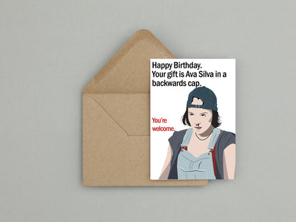 Ava Silva birthday card | Warrior Nun Birthday card
