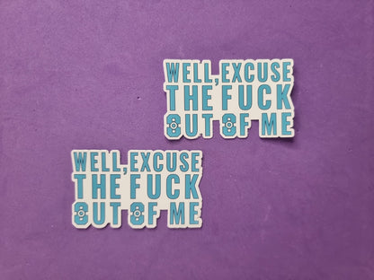 Warrior Nun Excuse the f**k out of me | Warrior Nun sticker